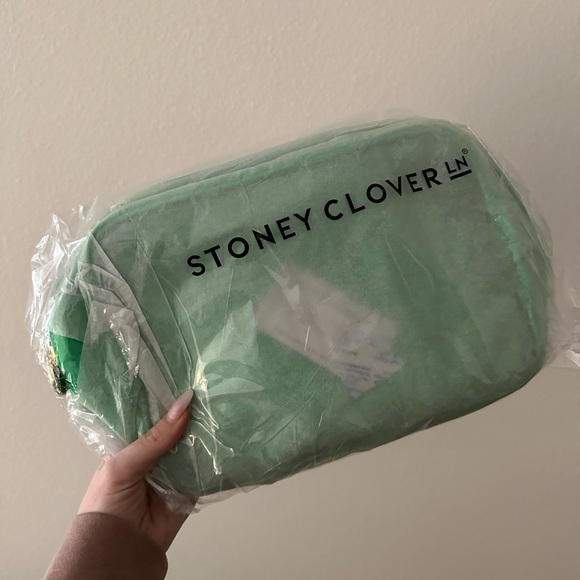 Stoney Clover Lane Handbags - NWT Stoney Clover Lane avocado clear large pouch